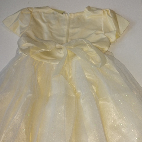 Richie House Yellow Tiered Layered Princess Dress NWT - Picture 7 of 7